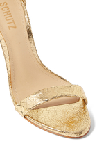 Gisele 105 Metallic-Finish Sandals