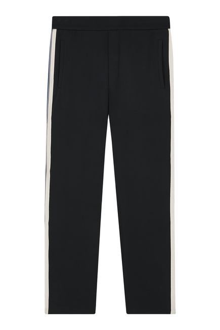 Jersey Trousers with Logo Bands