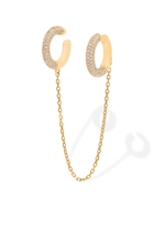 Encrusted Mini Loophole Earring