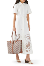 Spade Flower Coated Canvas Tote Bag