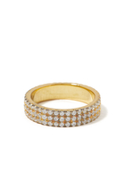 Lara Ring, 14k Gold Plated Brass