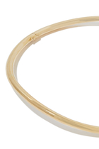 Tube Necklace, 14K Yellow Gold & Diamonds