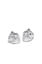 Knoll Earrings, Recycled Sterling Silver Plated in 18ct Yellow Gold Vermeil