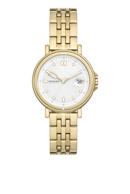 Signatur Lille Sport Three-Hand Date Stainless Steel Bracelet Watch