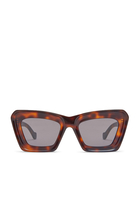 Beveled Cateye Sunglasses