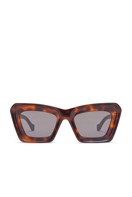 Beveled Cateye Sunglasses