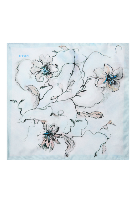 Floral Silk Pocket Square