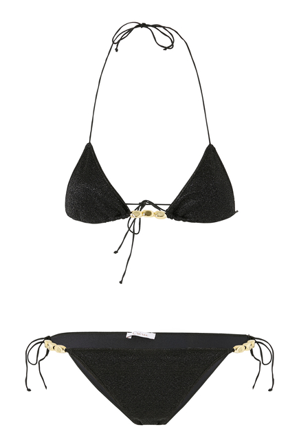 Glazed Lumiere Lurex Bead Bikini