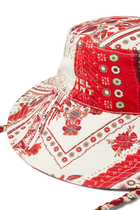 Delya Bandana Printed Cotton Bucket Hat