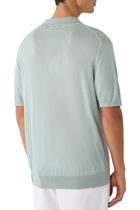 Open Collar Polo Shirt