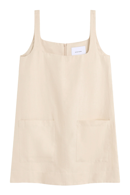 Delphi A-Line Linen Mini Dress