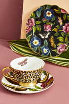 Creatures of Curiosity Leopard/Snake Teacup and Saucer Set