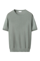 Crew Neck Knitted T-Shirt