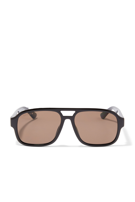 Aviator Acetate Sunglasses