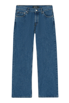 Cropped Low Rise Baggy Jeans