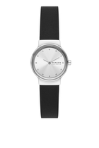 Freja Lille Two-Hand Watch, Leather