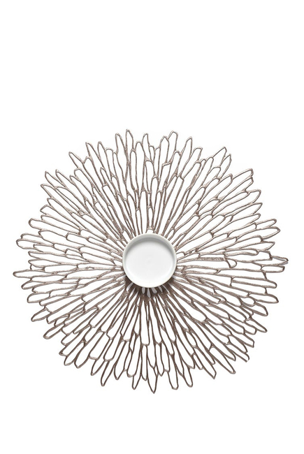 Bloom Pressed Vinyl Placemat - Gilded