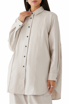 Oversize Pintuck Shirt