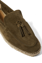 Flat Suede Espadrilles