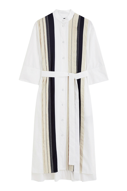 Mederic Poplin Colour Block Dress