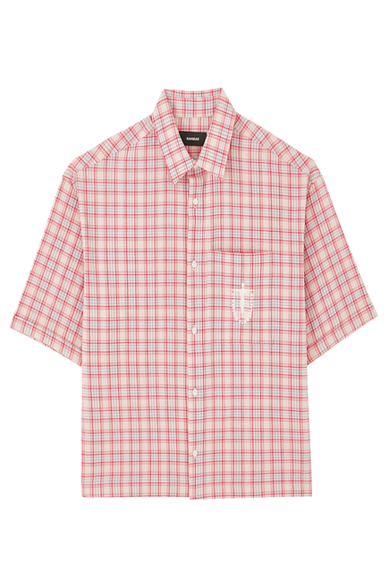Plaid Summerlandum Cropped Shirt