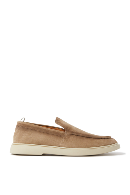Suede Loafers