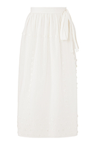 Kyla High Waisted Wrap Skirt Coverup