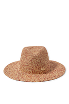 Logo-Appliqué Fedora Hat