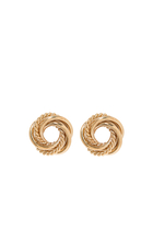  Atika Earrings, Gold-Plated Brass