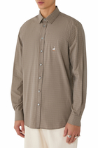 Goose Embroidery Poplin Shirt
