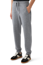 Recycled Cashmere Track Pants with Pockets