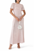 Valentina Round Neck Gown