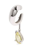 Lemon Quartz Drop Alien Ear Cuff