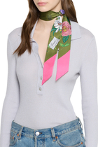 Printed Silk Twill Ribbon 