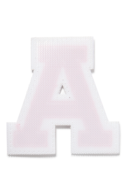 Kids 3" Chenille Varsity Letter A Patch