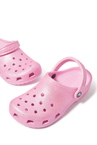 Kids Classic Glitter Clogs