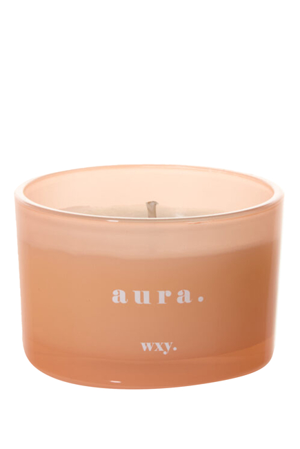 Classic Mini Candle - Aura White Woods & Amber Down