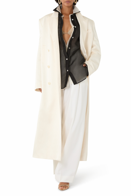 Estelle Double Layer Silk Organza Shirt