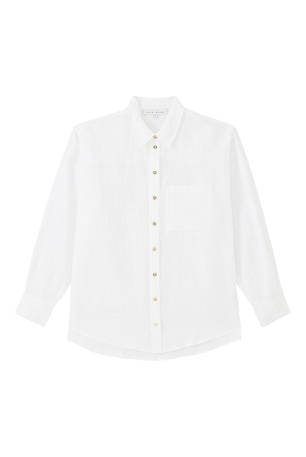 White Bay Linen Shirt