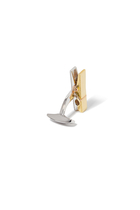 Logo Cufflinks, Yellow Gold