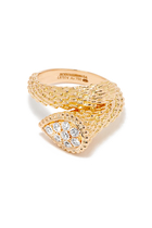 Serpent Bohème Ring, 18k Yellow Gold & Diamonds
