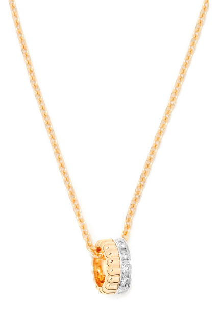 Quatre Radiant Edition Mini Pendant, Paved with Diamonds