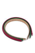 Kids Christmas Glitter Medium Alice Bands