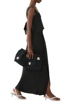 Bormio Linen Wrap Maxi Skirt