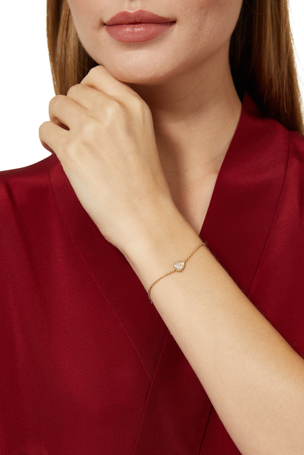 Serpent Bohème 18K Yellow Gold XS Motif Diamond Bracelet