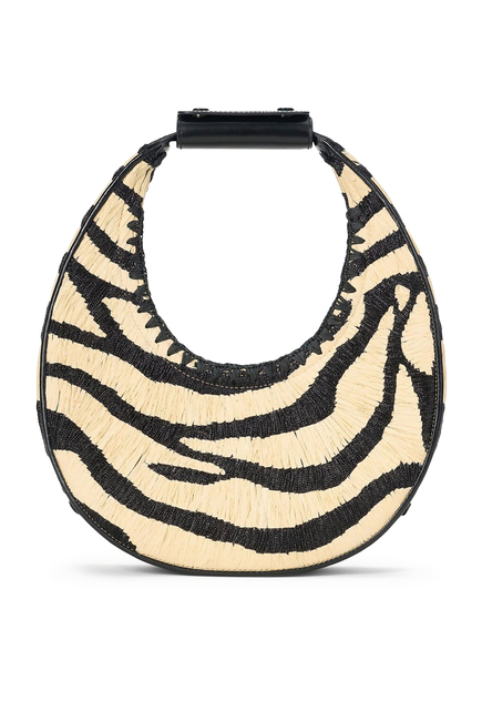 Moon Raffia Bag