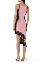 Aster Reversible Wavy Asymmetric Dress