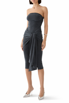Pre-Styled Wrap Catsuit