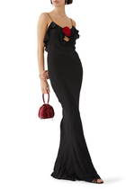 Esperanza Crepe De Chine Maxi Dress
