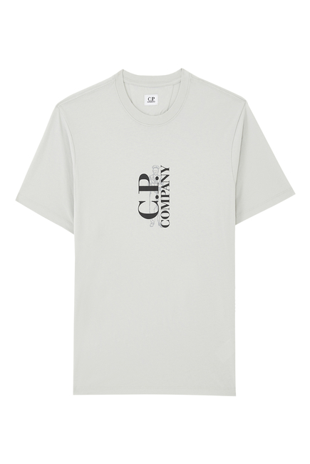 30/1 Jersey Vertical Logo T-Shirt